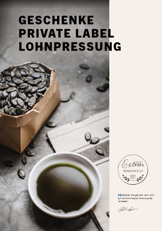 Geschenke Private Label Lohnpressung 2024